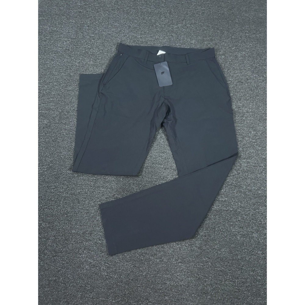 New Fabletics The Only Pant‎ Mens 34x34 (Fits 35x33) Black Modern Slim Fit Golf